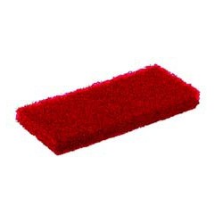 Tampon abrasif rouge épais 120 x 250