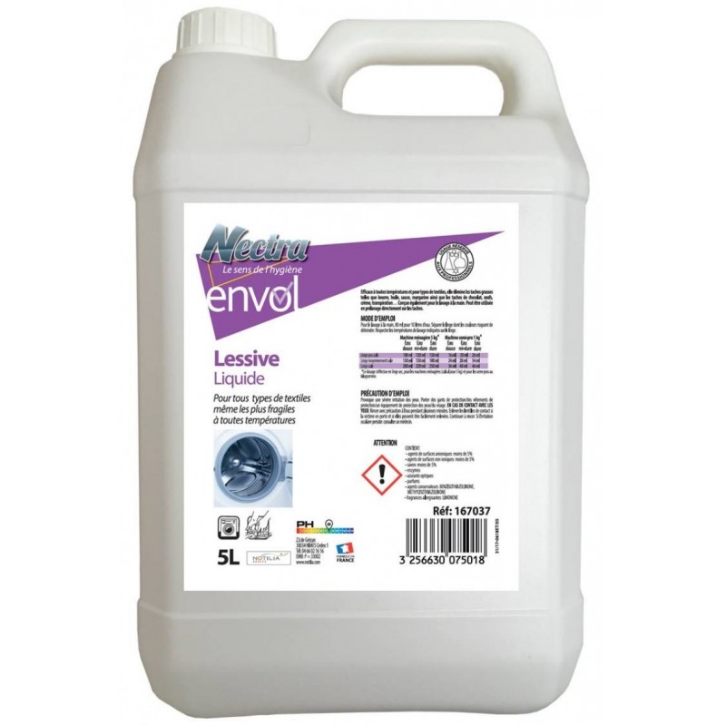 Lessive linge liquide Cleantech bidon 5L