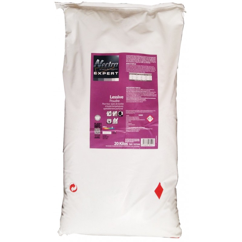 Lessive en poudre atomisée désinfectante sac de 20kg