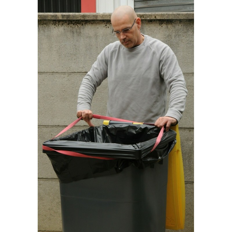 Conteneur à déchets 360L, Conteneur poubelle sur roues