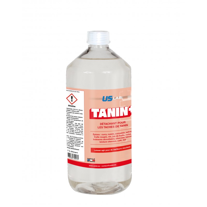 Tanin+ 1L détachant vin/café/fruits rouges/jus de fruits/épices