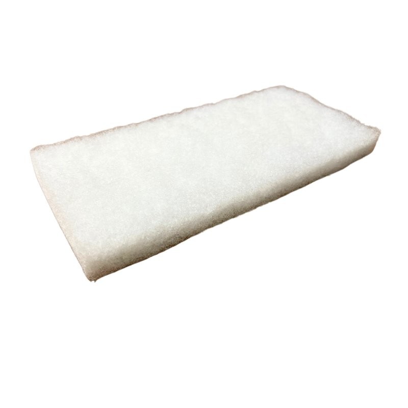 Tampon abrasif blanc épais 120 x 250