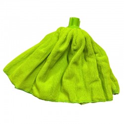 Frange lavage jupe microfibre verte à vis 140g